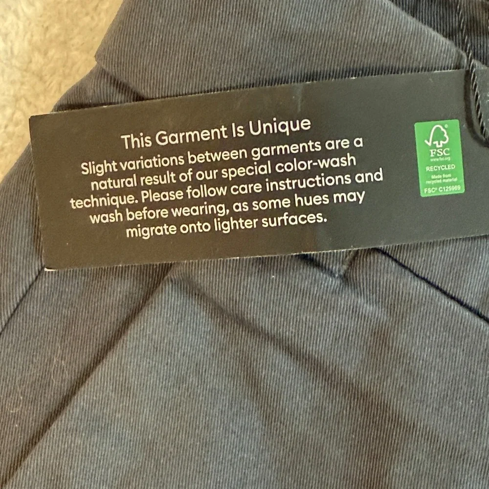 Banana Republic Aiden Slim Fit Chino Pants Mens 36x32 Charcoal Gray Flat Front